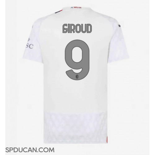 Zenski Nogometni Dres AC Milan Olivier Giroud #9 Gostujuci 2023-24 Kratak Rukav